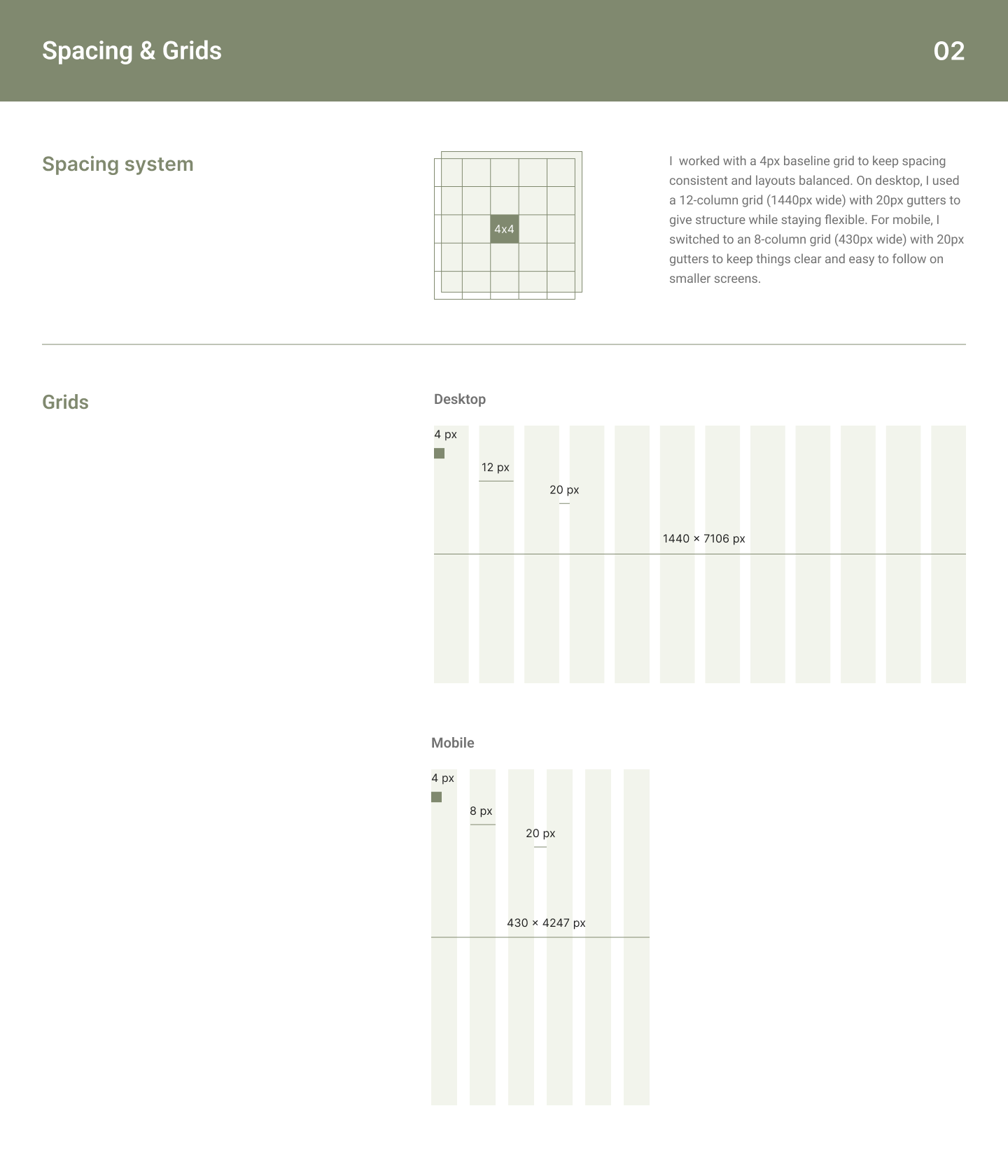 Green Earth - Spacing & Grids